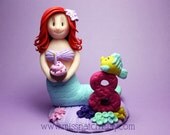 DEPOSIT - Under the sea Beach Party Birthday Cake Topper Il_170x135
