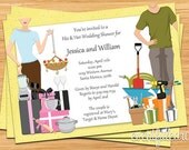 His and Hers Couple Wedding Shower Invitation Il_170x135