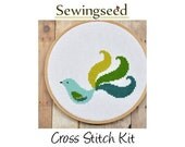 Fancy Bird DIY Cross Stitch Kit