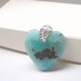 Turquoise Larimar Blue Heart Amazing piece Fall fashion