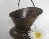 Smaller Brass Coal Bucket