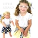 Cheerleader Pleated Skirt, SEWING TUTORIAL, Girls Skirt, PDF Instructions
