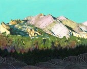 Rain shadow, art print 11 x 14