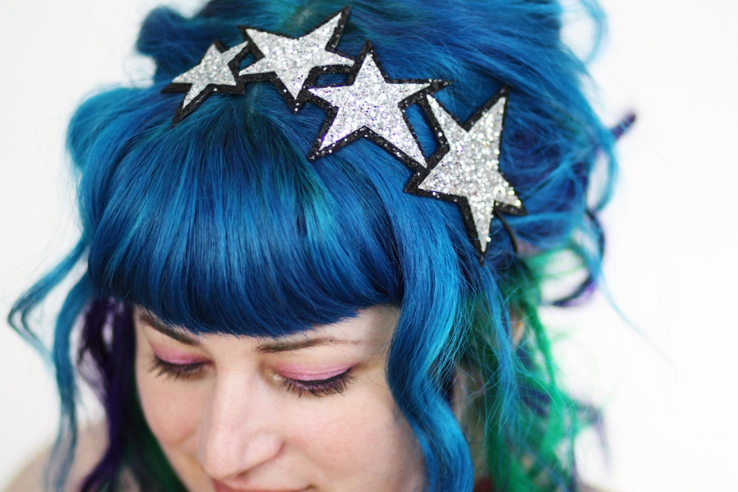 Woman's Hair Band Stars Headband, Glitter, Various Colours