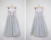 1950s Tulle Lilac Gown - XS