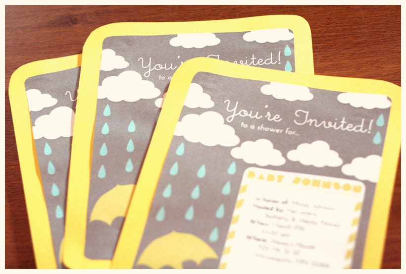 Baby Shower: Rain Shower