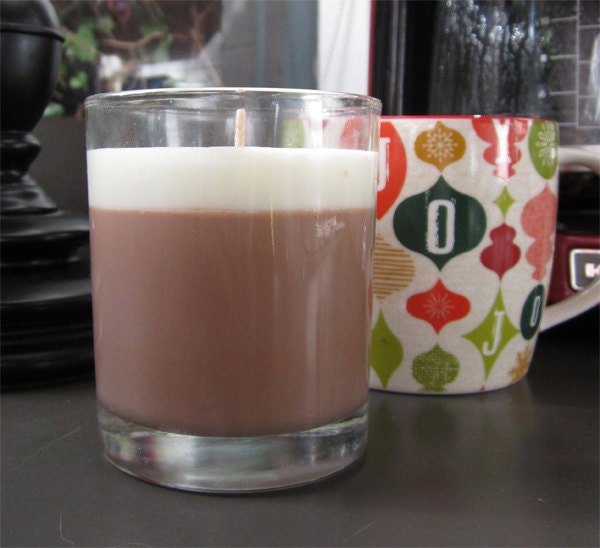 HAZELNUT CAPPUCCINO Organic soy jar candle - 50h burn time