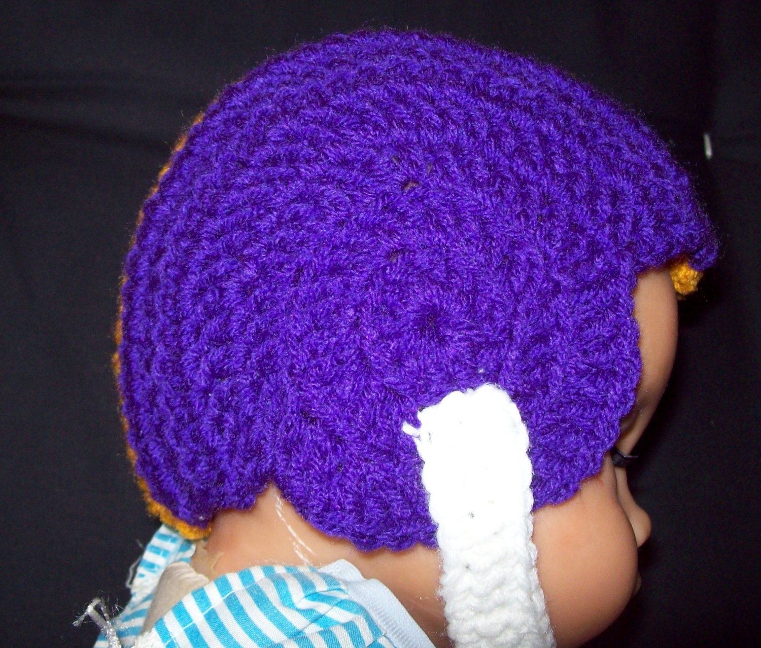 Custom  Crocheted  Football Helmet Super Bowl Available In 3 Sizes
