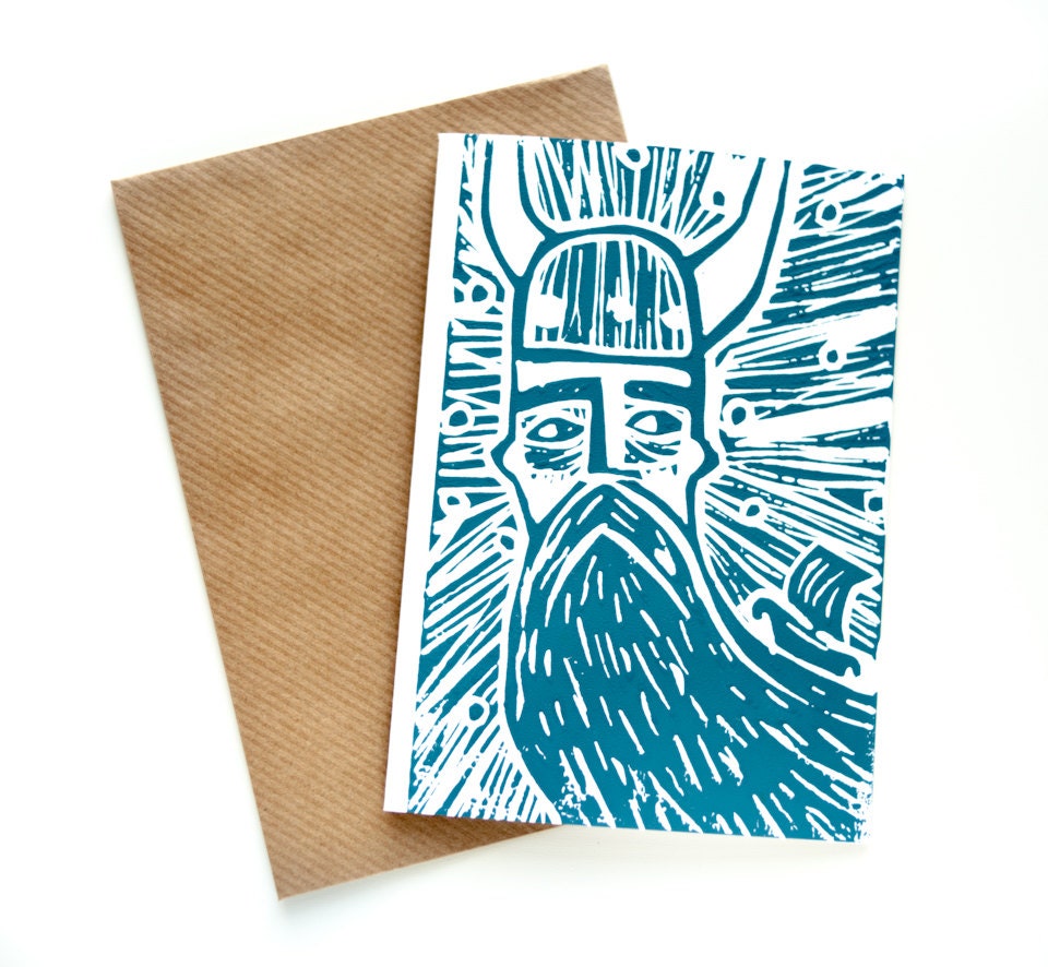 Viking Greeting Card