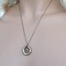 William Shakespeare. Petite Wax Seal Pendant Necklace. Victorian Style Bronze Wax Seal Jewelry. Sterling Silver Chain.