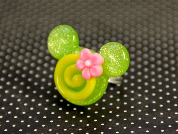 Green Mickey Ring