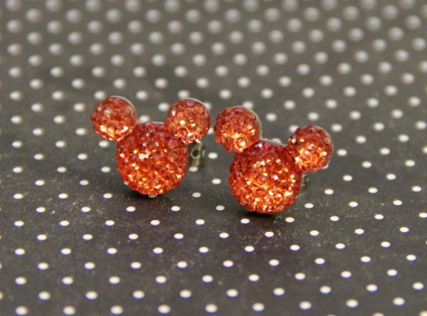 Red Mickey Studs