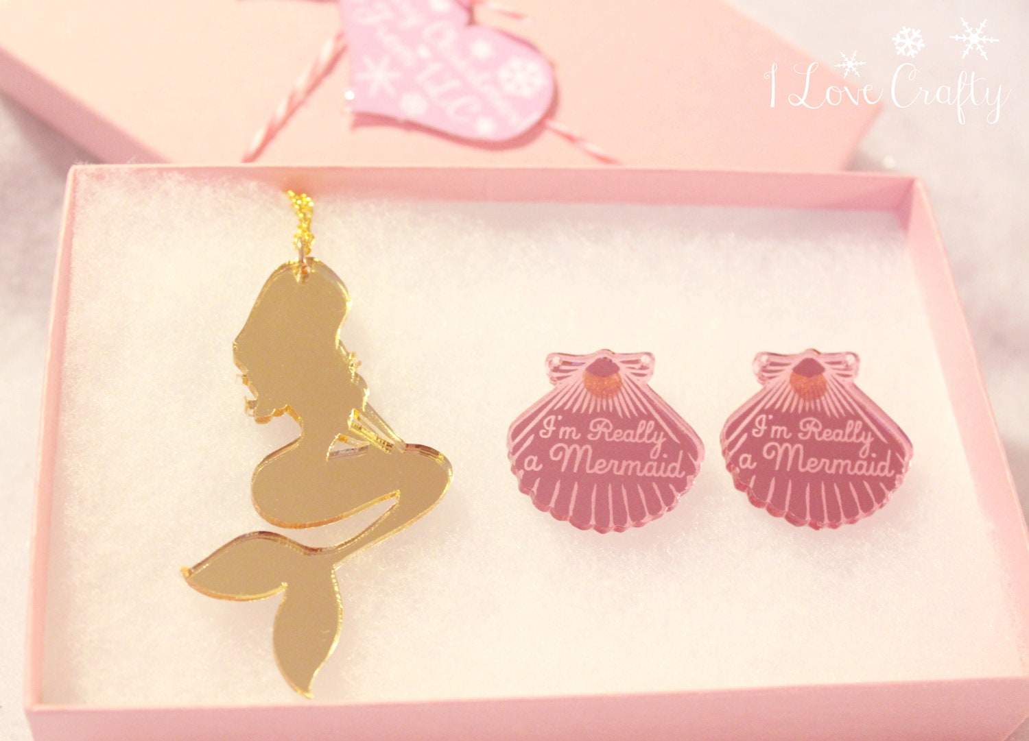 Mermaid Jewelry // I'm a Glamorous Mermaid Gift Box