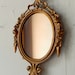 Decorative Mirror in Vintage Dark Gold Frame - Revived Vintage