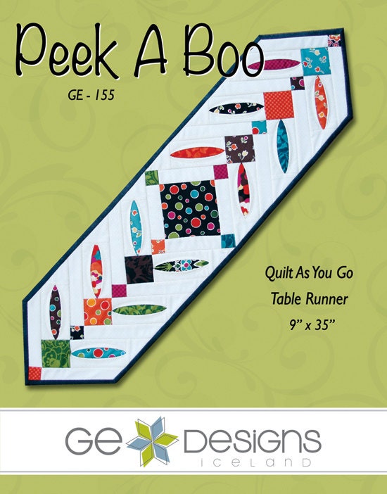 Peek A Boo - Table Runner Pattern