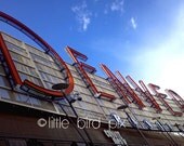 Downtown Denver Neon Sign - Denver Pavilions - 5 x 7 Fine Art Photography Print