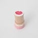 Mini Lips Hand Carved Rubber Stamp on Spool