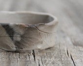 Raised from ashes - pit fired ceramic bangle