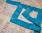 Custom Baby Blanket with Satin Binding, Swaddle Blanket, Stroller Blanket, Photo Prop Blanket, Baby Shower Gift, Keep Sake Blanket
