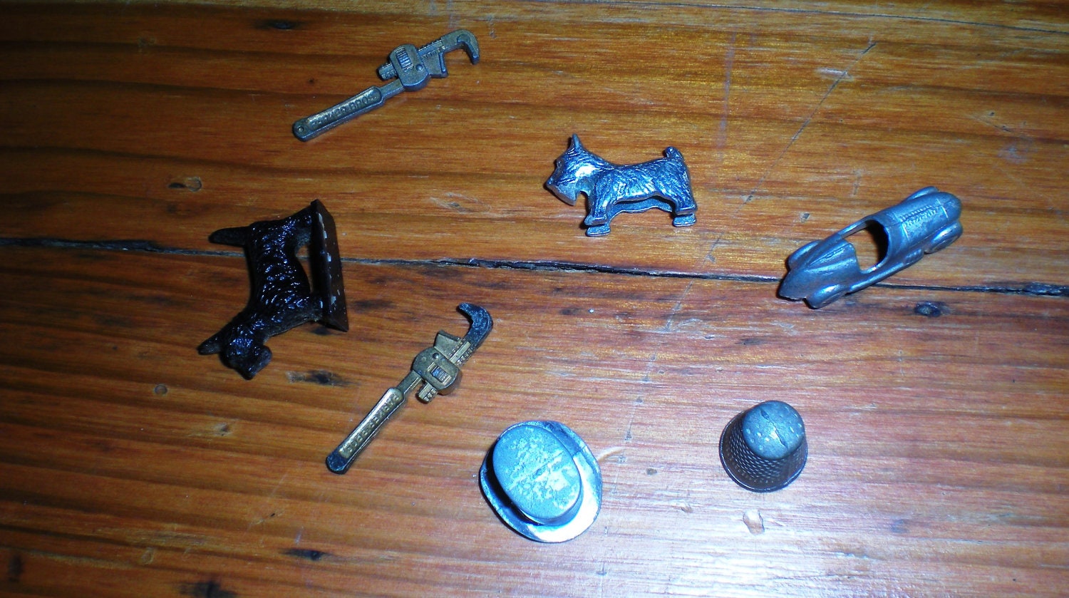 Vintage Game Pieces Figural Assortment