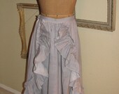 vintage calico PRAIRIE RUFFLE skirt