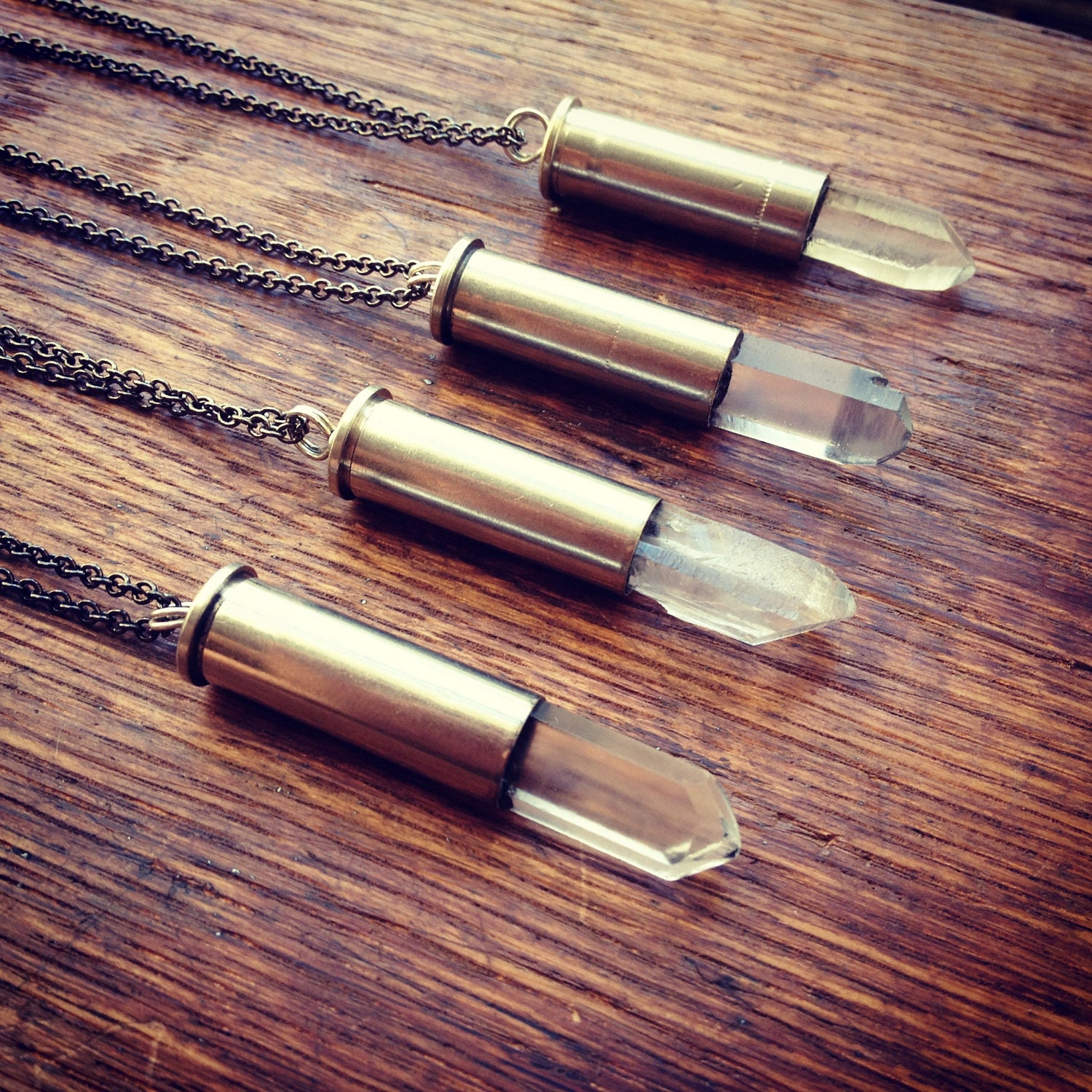 Crystal Bullet Necklace