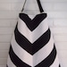 Everyday Chevron purse in Black and White.