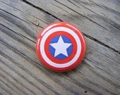 Captain America Shield - The Avengers - 1 inch Pin Back Button