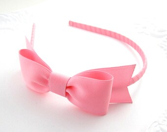 Pink Victoria Bow Headband