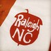 Tea Towel. Raleigh, NC. Hand Screen Printed.