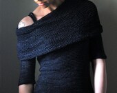 OBSIDIAN Sweater Knitting Pattern PDF