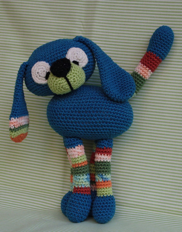 Amigurumi CRAZY DOG - pdf, crochet pattern
