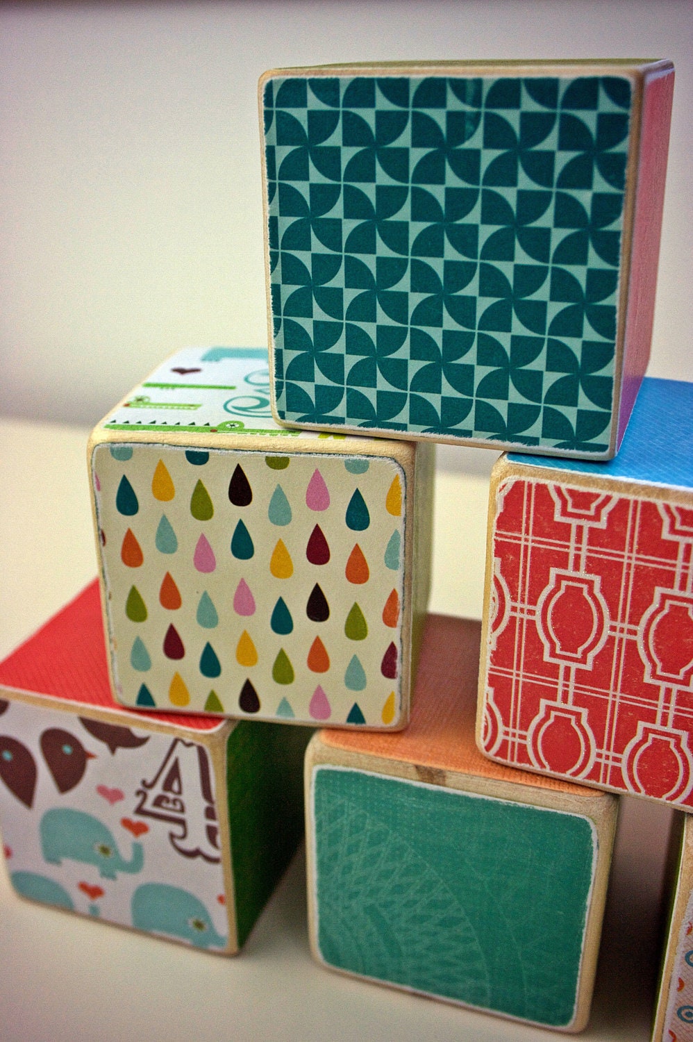 Custom Hand-Sanded Wooden Blocks