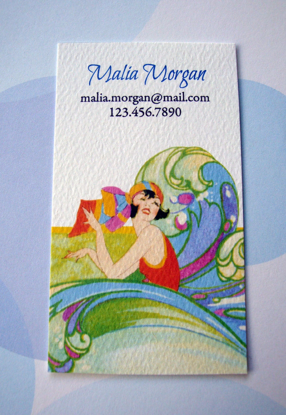 Art Deco Business Cards Calling Cards - Set of  50