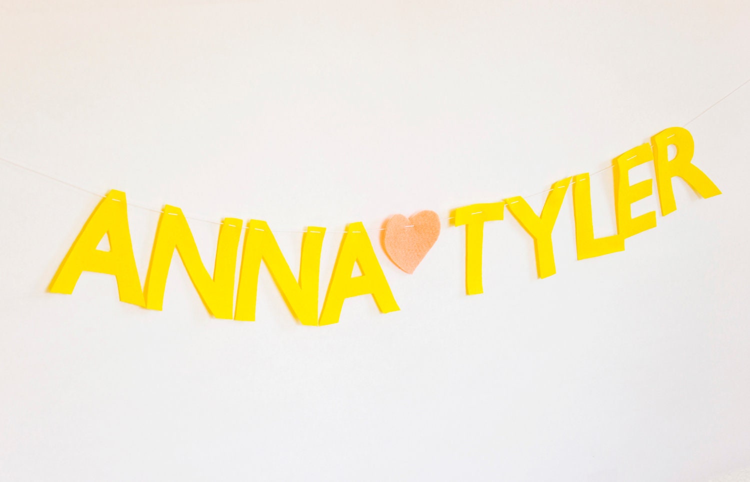 Custom Wedding Names Banner