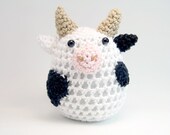 Cow Pin Cushion, Toy, Paperweight, Home Decor
