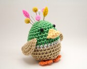 Duck Pin Cushion, Toy, Paperweight, Home Decor
