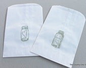 Mason Jar Wedding Candy Bags Favor Boxes Choose Your Own Color 25 pieces