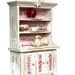Pink Buffet 1:12 Dollhouse Miniature Vintage Art Decor Shabby Chic French Style Home Decor