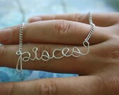 Pisces Necklace - Silver Jewelry - Gift for a Pisces Woman - February March Birthday