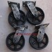 Antique Industrial 6" Caster, Cast Iron Wheel - Vintage 6TM