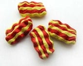 10 Tiny Bacon Beads