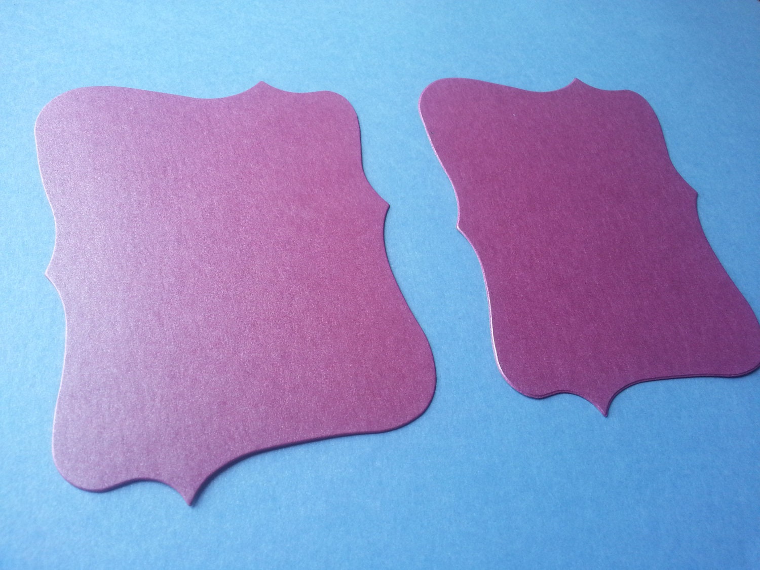 DIY Invitation-  Die Cut (Set of 10)