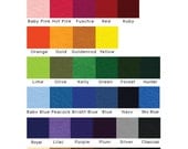 Pick Your Own Colors- 40 sheets of 9 x 12 Eco-Friendly Felt made from Recycled Bottles