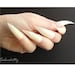 Cat Style Claw Nails Blanks w/ Nail Art PDF Tutorial DIY Kit diy length wolf nails full coverage costume fake opaque tips glue