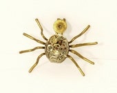 Steampunk Spider Pendant or Pin