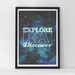 Explore - Quote Large Print Limited Edition