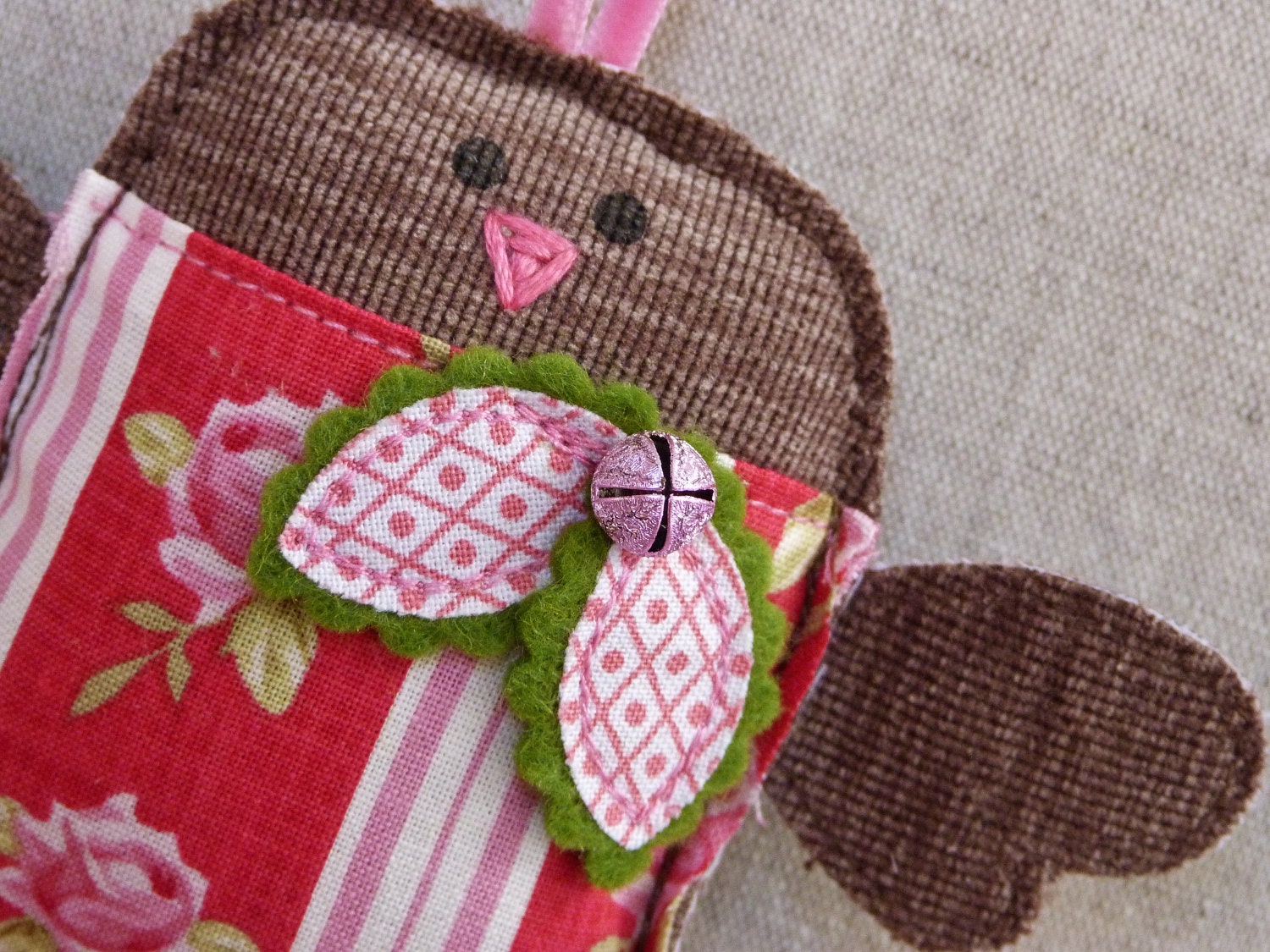 Baby robin bird decoration Perfect for adorning Christmas trees ..... Miss Abbie Pecker Il_570xn