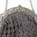 1920s Purse 1930s Corde Purse - Vintage Handbag with 1920s Cherub Silver Frame