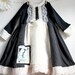Girl's Black Dress 5T Toddler Clothing Cream Lace Birthday Party Upcycled Clothes Special Occasion Children's Jumper 'MOIRA'